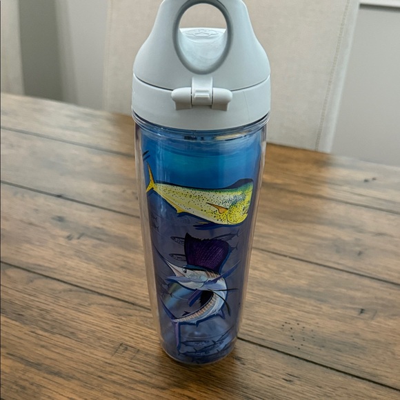 Tervis Guy Harvey Tumbler Insulated Water Bottle Marlin&Other Fish Art 24oz - Picture 2 of 7